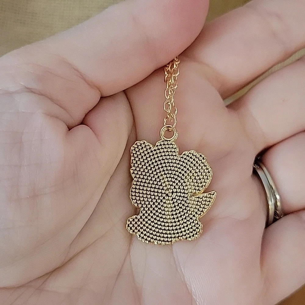 FLOWER BUNNY NECKLACE